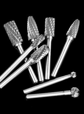 厂家直销8件套钨双纹钢硬质金旋转锉合电6mm、10m磨风磨磨配件钨