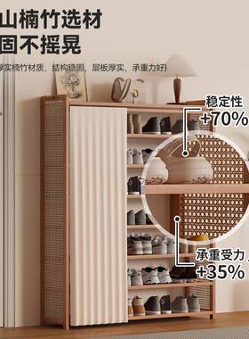 多层鞋架家用关入户门防尘鞋柜客地厅置物架UZW玄简纳约储物柜落