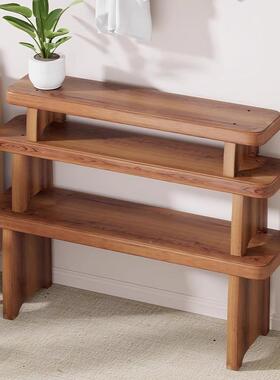 腐防木换鞋凳长凳户外长子庭院子阳台OEV长板凳花园长凳椅实木长