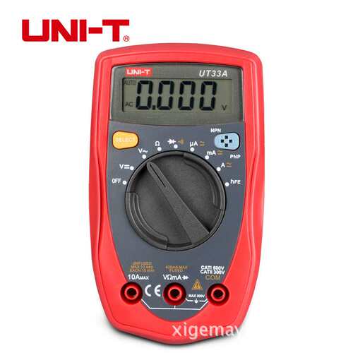 UNI-T/优利德数字万用表UT33A+ 掌上自动档万用表