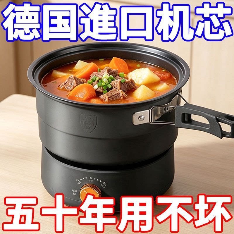 便携分体电煮锅分离式小电锅宿舍用小型泡面锅学生锅多功能一人用