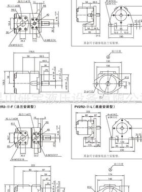 日本YUKEN油研 PV2R2-65-F-RAA-41叶片泵 油压泵