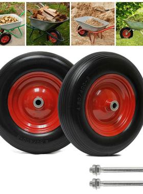 厂家供应 实心聚氨酯高承重工具车手推车用4.80/4.00-8PU发泡轮