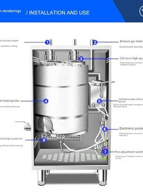 本威炉11598商用控燃气厨房蒸汽机蒸脉冲点火器制发器蒸汽生器通