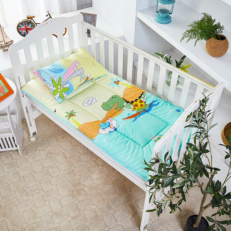 丝儿童幼儿园褥午睡加厚棉床垫儿卡通婴床铺盖宝宝小子UNU小孩垫
