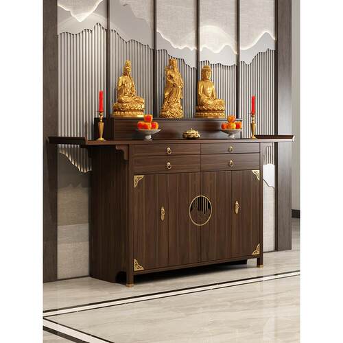 新中式实木供桌香案家用中式中堂供香桌佛台供台观音佛像佛桌客厅