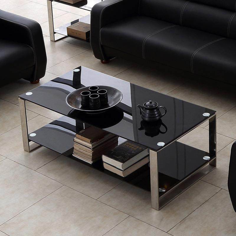 五金茶几现货简约茶台钢化玻璃办公接待茶桌会客洽谈商务双层茶几,鲜花速递/花卉仿真/绿植园艺,割草机/草坪机,淘宝优惠券,粉丝福利购,淘宝优惠卷