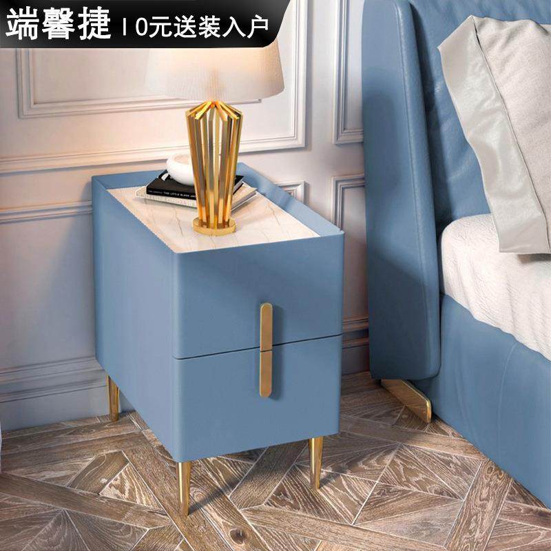 轻奢岩板床头柜迷你小边柜全实木意式家用小户型收纳储物柜床边柜,鲜花速递/花卉仿真/绿植园艺,割草机/草坪机,淘宝优惠券,粉丝福利购,淘宝优惠卷