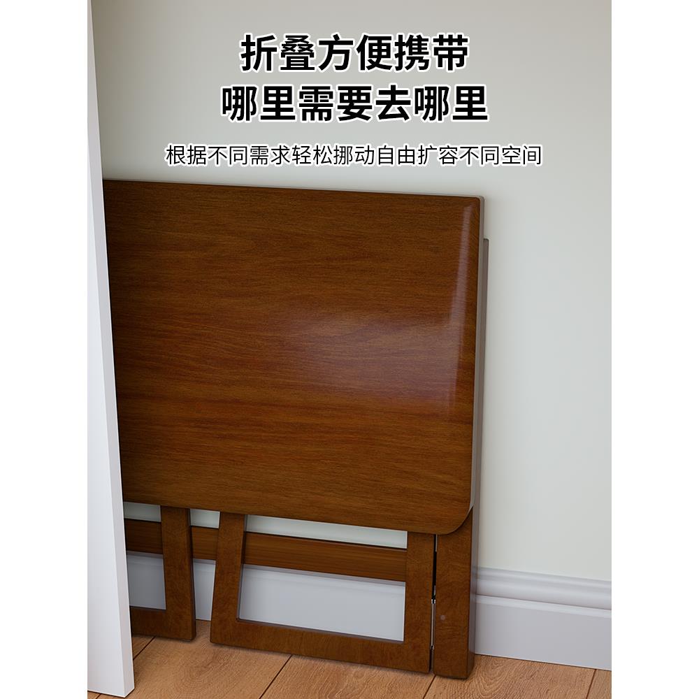 台式电脑卧室家用办公桌桌长方形床边桌可折叠书桌54345学生台写