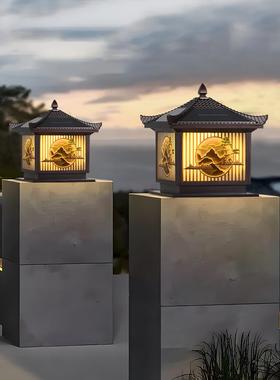 壁采购品太15990阳能产柱灯，柱灯，户外防水别墅庭院门柱，家庭