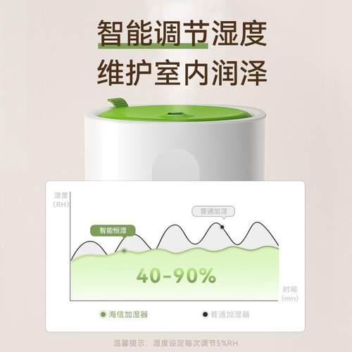 海信加湿型器用卧SG280-YN室容量办公室孕妇婴儿净化大空气家小香