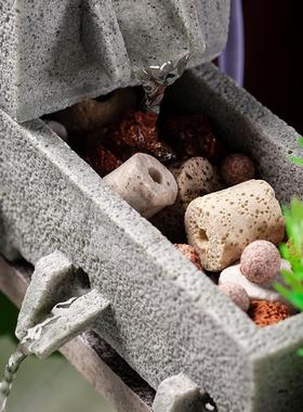 景养鱼增氧滤器陶瓷05188鱼缸园过循环流水室外鱼池造招财送礼田