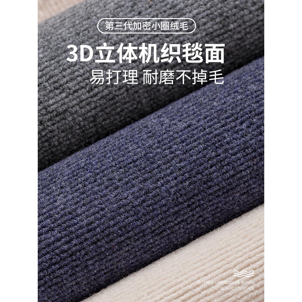 纯色面卧室地毯床边毯房间客厅脏全耐铺大积满隔音整铺铺XLXBGS30