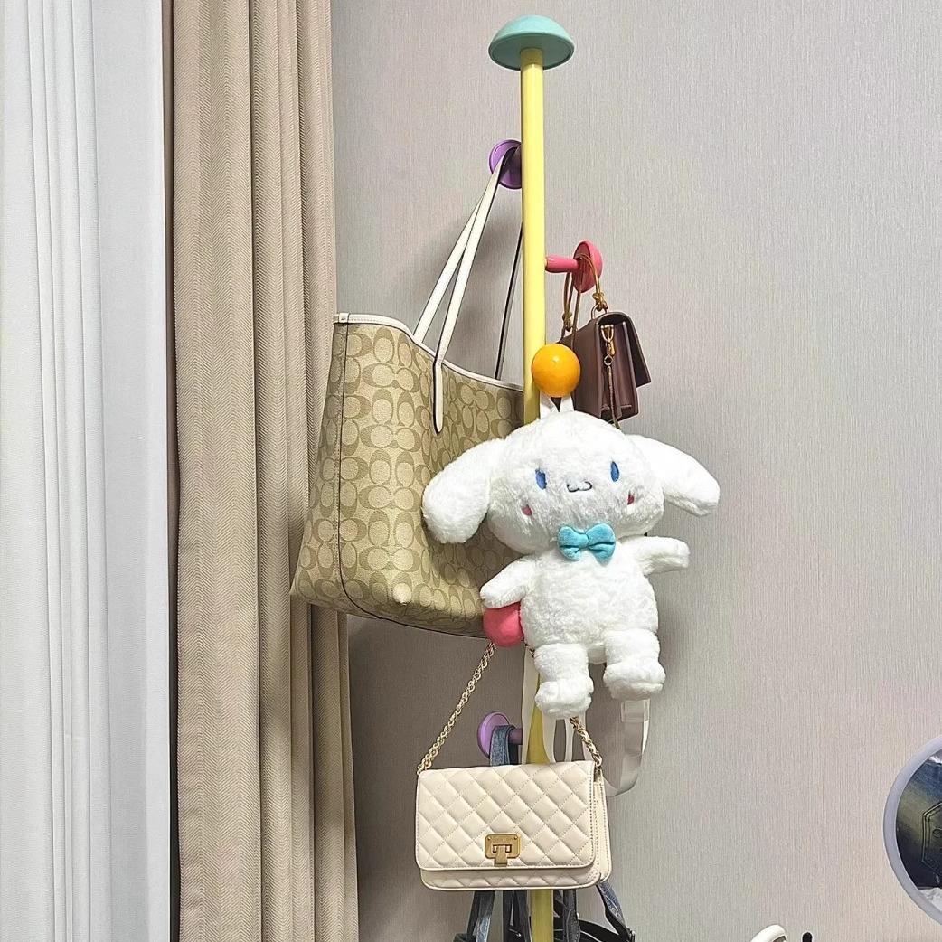 衣架家DVD用挂款衣落地衣架202新落5地家神用收纳器加粗加大衣帽