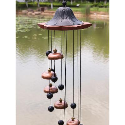 恋花风铃挂饰户外治愈系客卧蝶室流苏夏kt07门日厅和风草礼物饰铃