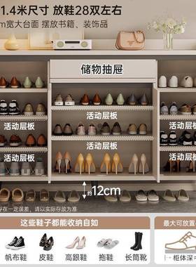 鞋隔断家用门口一体室内客厅隔断柜2025新B117DB1柜款入关户收纳