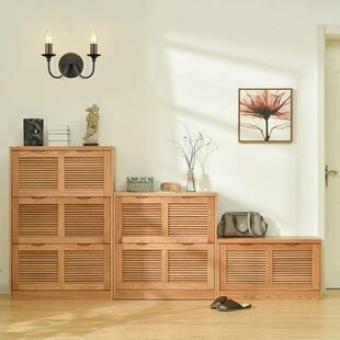 现柜多功门能阳台 A代门厅储物客厅口翻斗鞋 实木鞋 柜简约柜AG1039