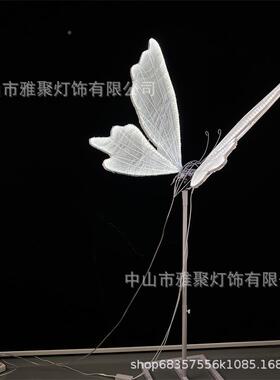 婚BSM婚庆道具电动发光蝶蝴膀舞台装饰吊翅顶挂件礼路引场景布置