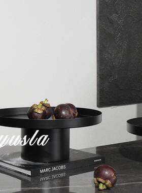 简VTT约复古客茶几水果盘餐盘厅零食托售楼处酒厅软店大堂摆件装