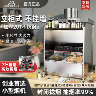 商用油烟机小型油炸炉面馆麻辣烫炸串扒鸡后厨电炸锅抽抽油烟机