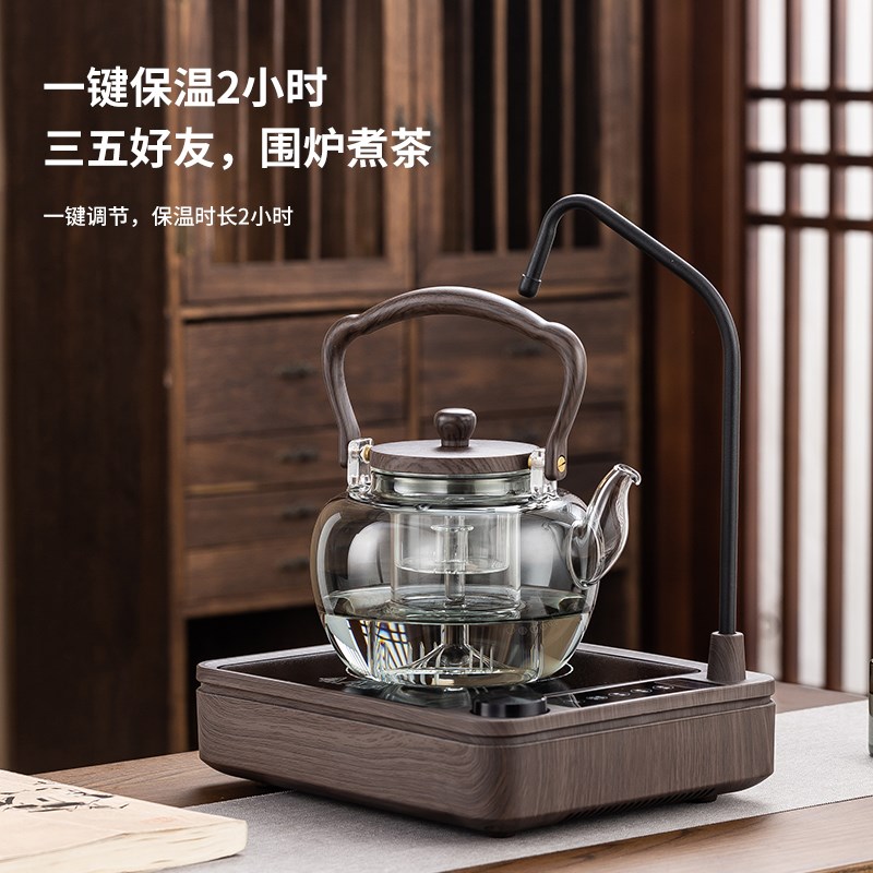 自动上水电陶炉煮茶器家用烧水养生壶电热煮茶炉一体泡茶专用茶具