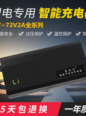 池电动车充电器36V48V2A60V29.4V2A42V2A54.6V2A锂离子充电器