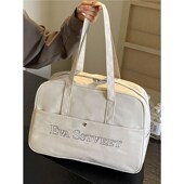 女士外出旅行包2024年新款 时尚 手提小型轻便短途出差韩托特单肩包