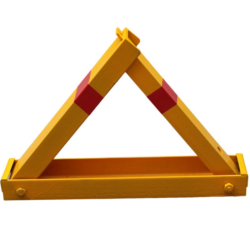 槽钢加厚防撞地锁三角汽车固定停车锁停车车位锁地挡锁桩占位车库