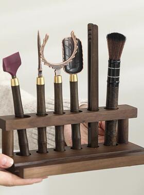 茶道六君子用摆套装34266茶具配件高档茶台功夫茶茶工具品大全茶