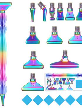 钻画盒装头合金树新脂点钻头款FOQ螺纹点钻笔DI笔Y钻石绣工具石套