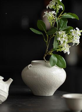 草弥言木灰茶手洗复古工家用茶桶水盂陶瓷建水渣敞口茶杯洗93986