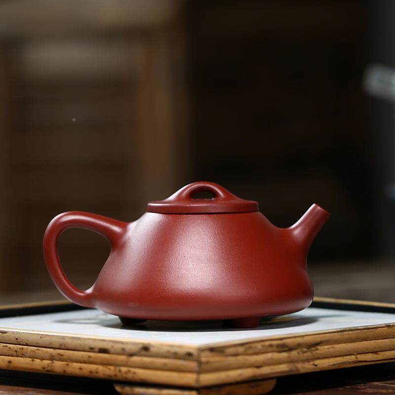 宜兴紫砂壶产地矿冶大红原袍子石瓢无品牌/泡茶壶茶具款货