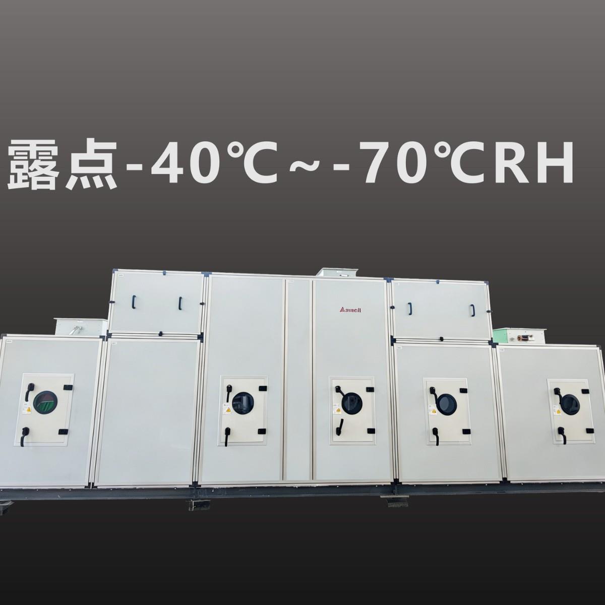 阿斯麦13800风量冷冻转轮组合式效除湿机组露点-40℃~-70℃