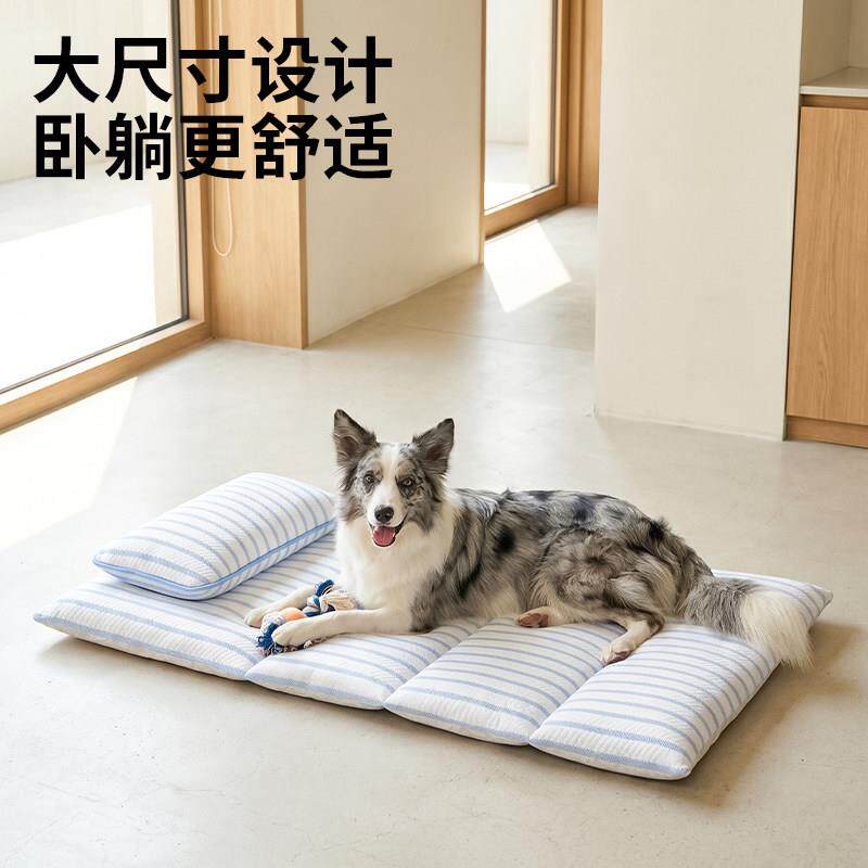 小69791359岛宠物冰窝狗狗凉席垫子夏天垫猫咪睡觉垫冰丝降凉温夏