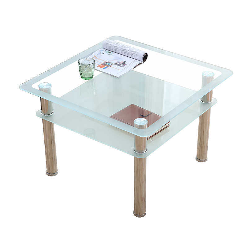 小户型简约正方形茶几客厅沙发创意迷你家用桌子小方桌个性矮茶桌