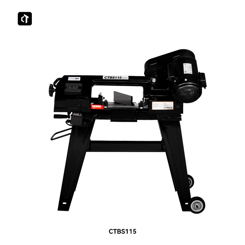 呲铁新品CS115锯床带锯机小型家用木工台式不锈钢金属切割工具