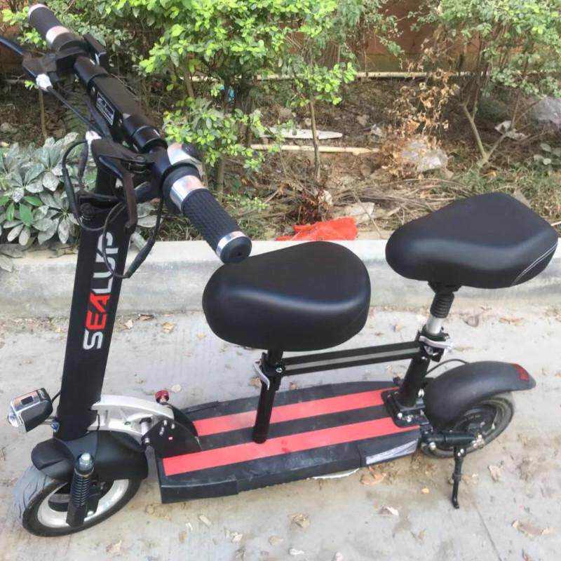 电动滑板车儿童座椅希洛普双人前置改装折叠车配件座位小孩坐椅