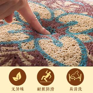 入户门地垫进门丝圈入户门口入门地毯踩脚垫门垫子垫门外塑料家用