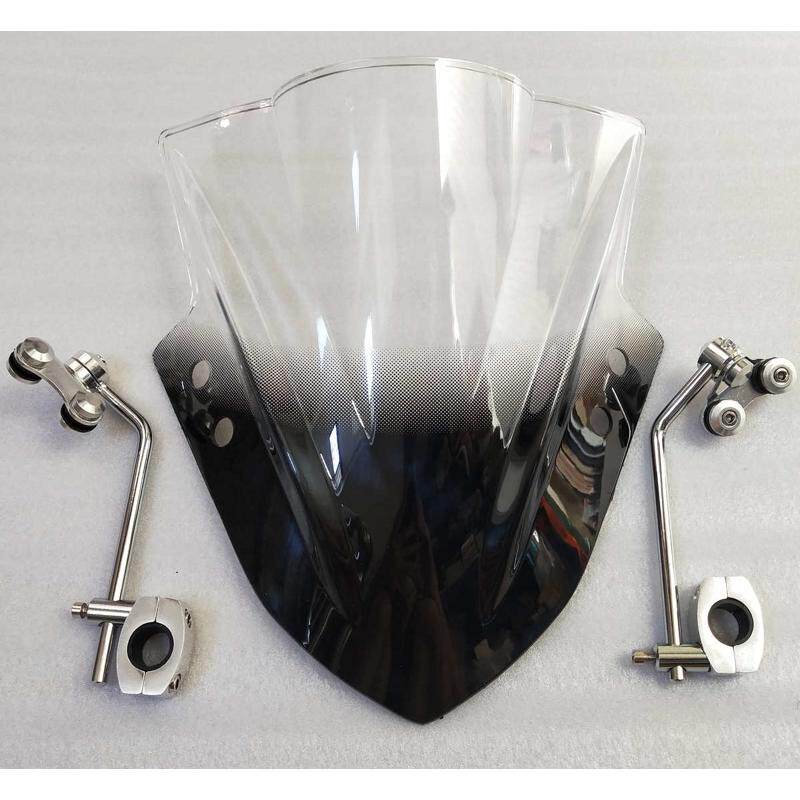 街车通用前挡风摩托车Z400-19支架玻璃风挡年改装