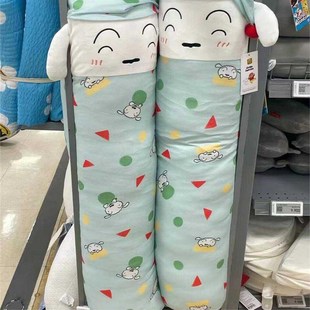 小白抱枕   长型长条抱枕睡觉夹腿靠垫女生可拆洗侧睡夹腿抱枕