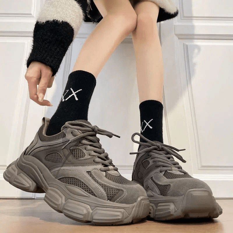 大码女鞋41到43肥脚宽脚胖35-42码老爹鞋女春秋四季运动鞋显脚小,女鞋,老爹鞋,淘宝优惠券,粉丝福利购,淘宝优惠卷