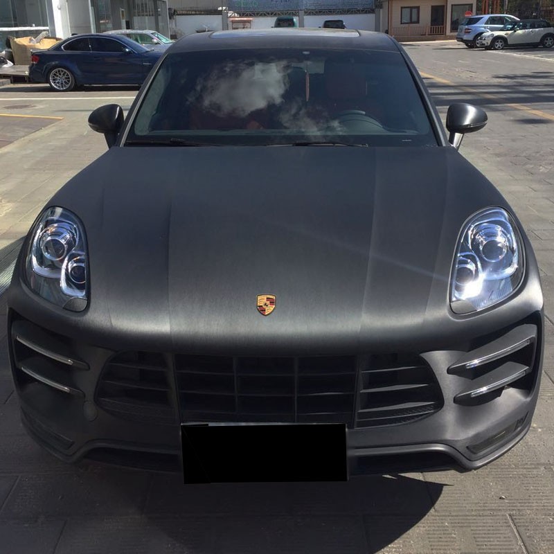 汽车贴膜全车膜内饰中控车身金属拉丝银色摩托车亚光黑反光镜贴纸