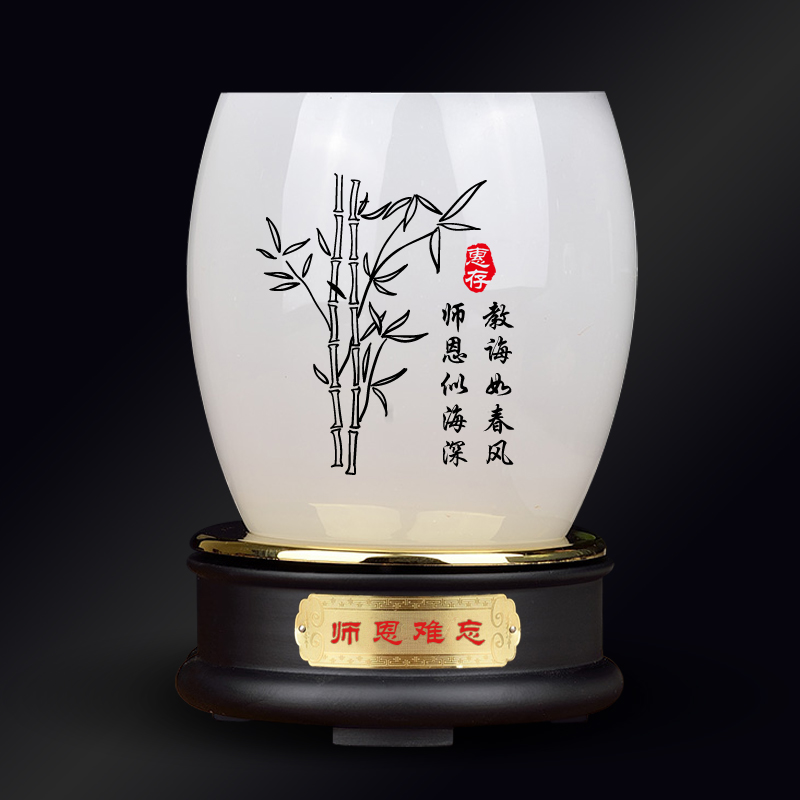 高档琉璃笔筒教师节送老师的礼物同学聚会纪念品创意实用礼品定制