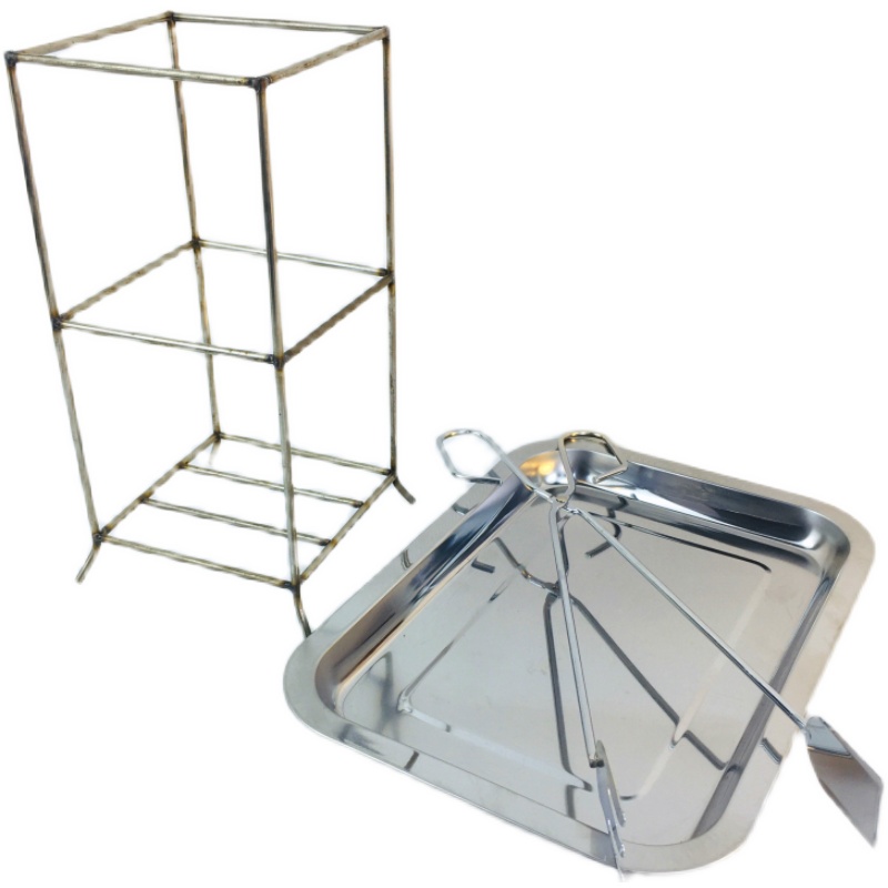 道士用品道家表筒架子盘子夹子疏文表筒架不锈钢架子托盘铁盘子