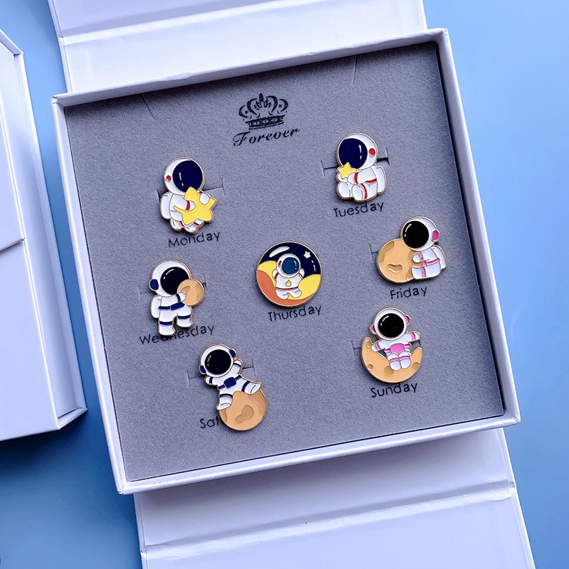 宇航员太空人航天文创周边系列纪念品徽章小礼品男生生日礼物礼盒
