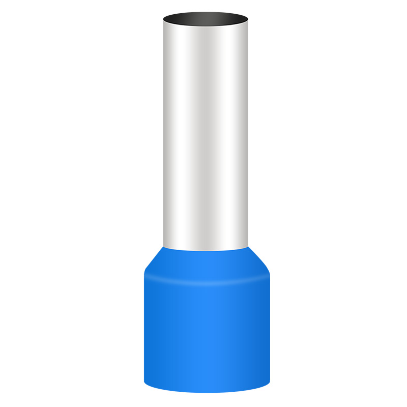 紫铜管型端子E0508/1008针型端子冷压接线端子针形铜鼻子压线鼻子