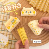 萌趣可爱空气刘海卷发筒懒人八字发卷筒蓬松睡觉定型自粘塑料夹器