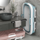 新疆 哥可折叠浴桶泡澡盆成人儿童超大号加厚全身浴缸保温神器 包邮