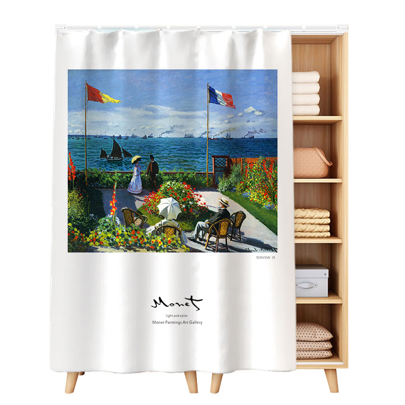 衣柜门帘杂物柜子遮挡帘书柜防尘滑轨拉帘鞋柜遮丑装饰油画布帘子