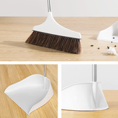 扫把家用簸箕套装 组合扫地笤帚纯马鬃毛扫地神器单个猪鬃扫帚铲子